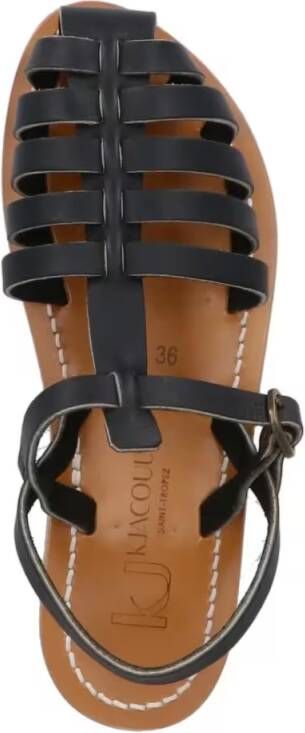 BB ST. TROPEZ Sandalen Adrien' Slingback Sandals – Black in zwart