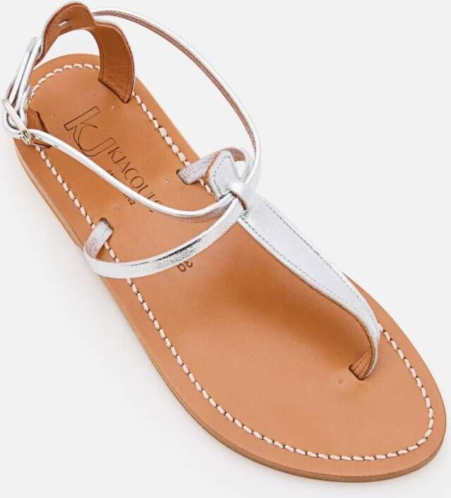 BB ST. TROPEZ Sandalen Buffon Leather Sandal in zilver