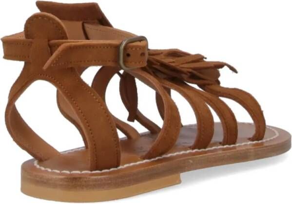 BB ST. TROPEZ Sandalen Fregate' Slingback Sandals – Brown in bruin