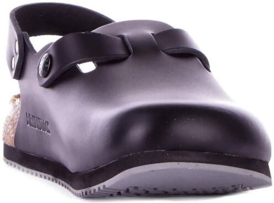 Birkenstock Sandalen met hak Sandals Black in zwart