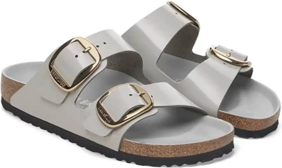 Birkenstock Sandalen Arizona Big Buckle Stone Sandal in grijs