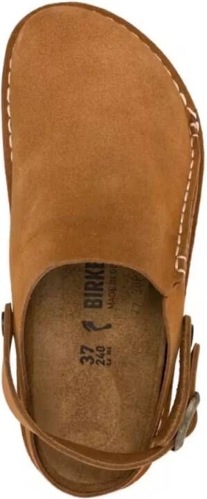 Birkenstock Sandalen Women S Slip-On Suede Shoes in bruin