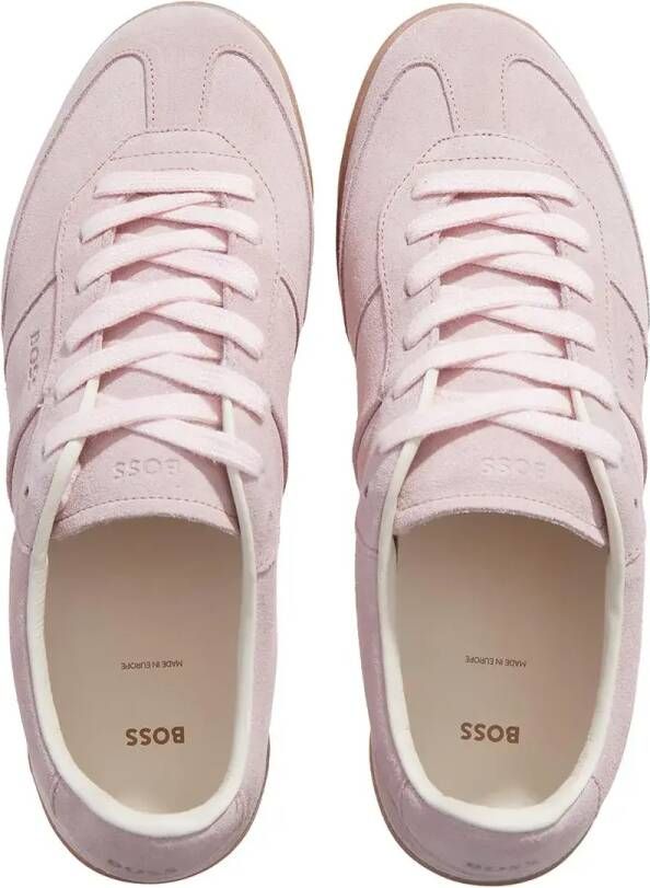 Boss Low-Top Sneakers Brenta Tenn in poeder roze