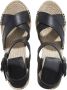 Boss Sandalen met hak Madeira Sandwdg in zwart - Thumbnail 4