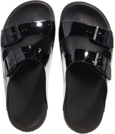 Salvatore Ferragamo Sandalen Leather Sandals With Logo in roze