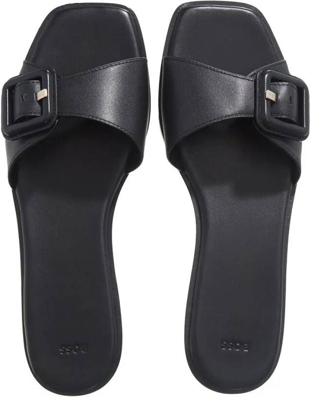 Boss Slippers & Mules Charlize Slid10 in zwart