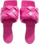 Bottega Veneta Loafers & ballerina schoenen Lido Flat Sandals Intrecciato in roze - Thumbnail 2
