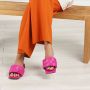 Bottega Veneta Loafers & ballerina schoenen Lido Flat Sandals Intrecciato in roze - Thumbnail 3