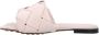 Bottega Veneta Sandalen Lido Flat Sandal Pink in roze - Thumbnail 3