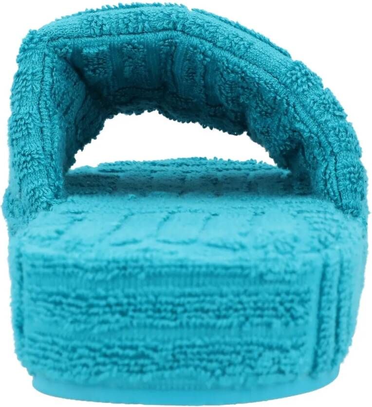 Bottega Veneta Sandalen Resort Sponge Blue in blauw