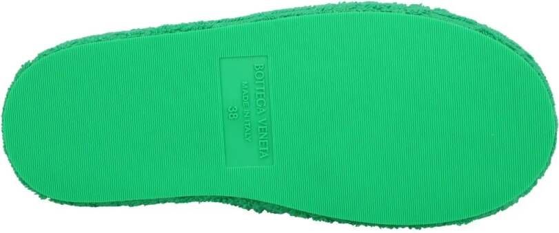 Bottega Veneta Sandalen Resort Sponge Green in groen