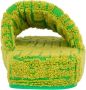 Bottega Veneta Sandalen Resort Sponge Slides in groen - Thumbnail 2