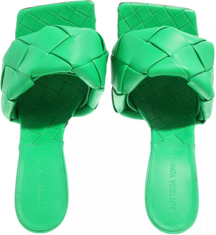 Bottega Veneta Sandalen The Lido Sandals Intrecciato in groen