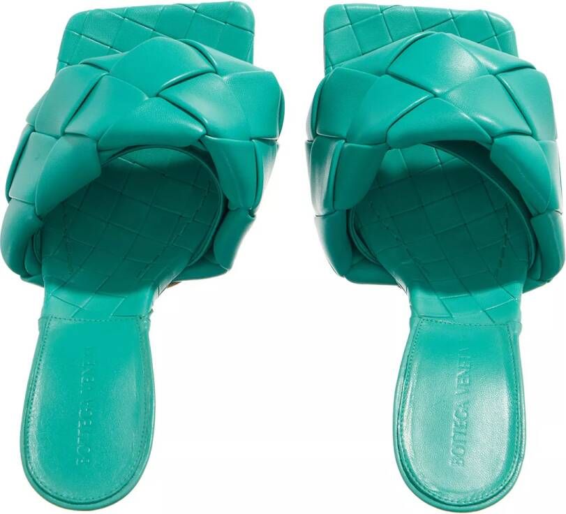 Bottega Veneta Sandalen The Lido Sandals Intrecciato in groen