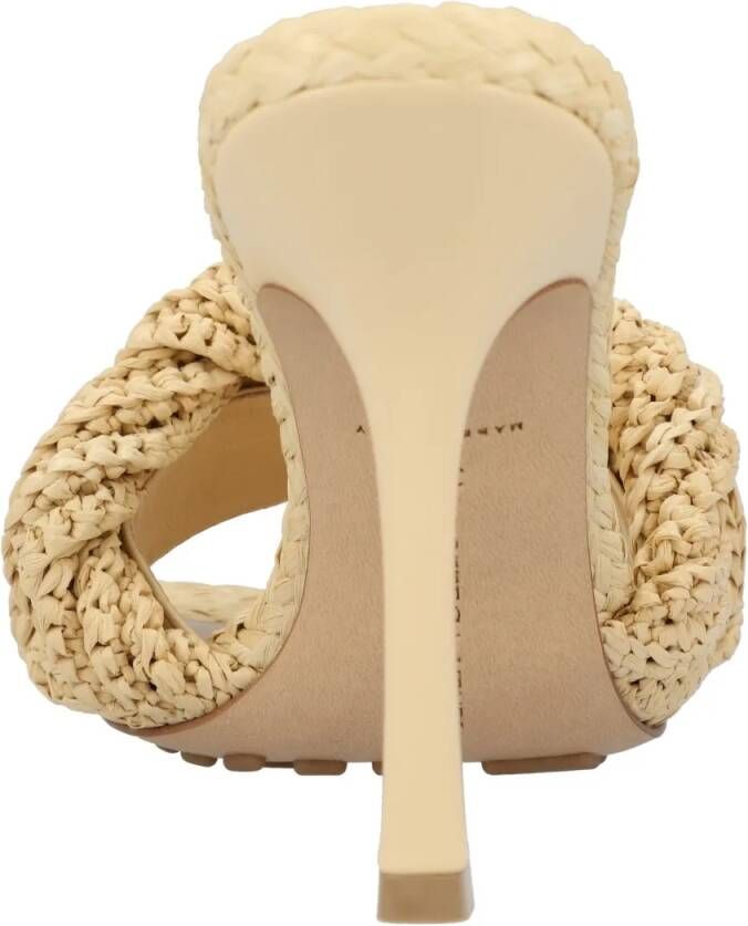 Bottega Veneta Slippers & Mules Lido Mule Brown in beige
