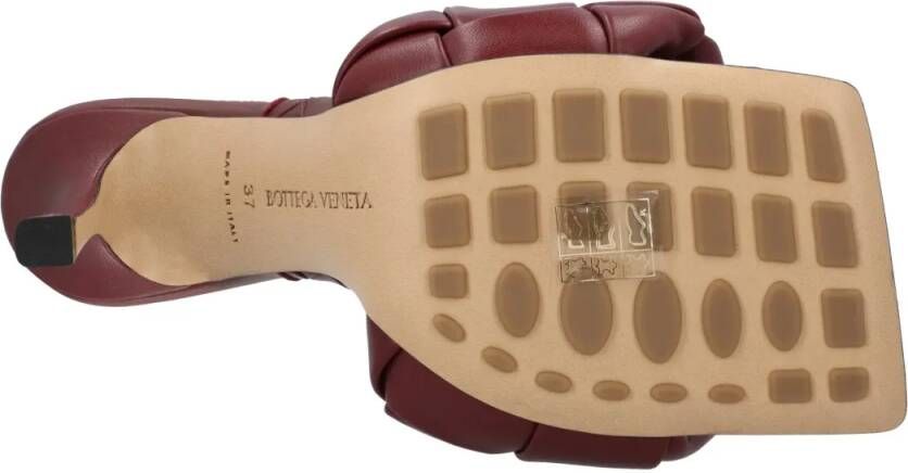 Bottega Veneta Slippers & Mules Lido Mule Red in rood