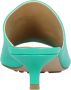 Bottega Veneta Slippers & Mules Stretch Mule Turquoise in groen - Thumbnail 2