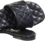 Bottega Veneta Slippers Flat Sandal Leather in zwart - Thumbnail 2