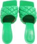 Bottega Veneta Slippers Padded Sandal Nappa Matelasse in groen - Thumbnail 3