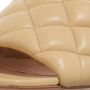 Bottega Veneta Slippers Quilted Leather Mules in beige - Thumbnail 2