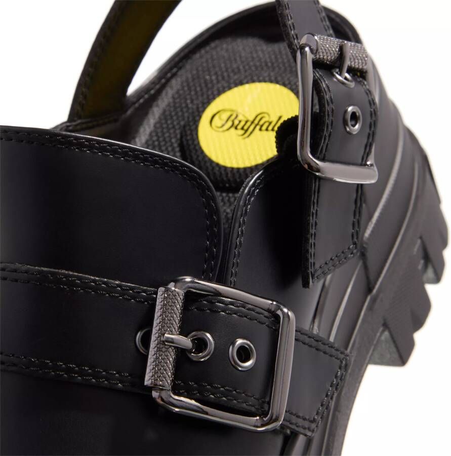 Buffalo Loafers Aspha Clog Snd in zwart