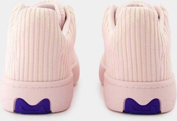 Burberry Low-Top Sneakers Lf Box Knit Sneakers Synthetic Pink in beige