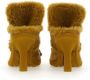 Burberry Slippers & Mules High Heel Calf Suede Mules in bruin - Thumbnail 2