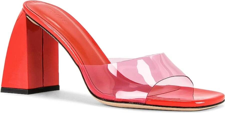 By Far Hoge hakken Michelle Lipstick And Flame Pu And Patent Leather in meerkleurig