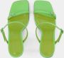 By Far Sandalen Flick Mule Green Leather in groen - Thumbnail 2
