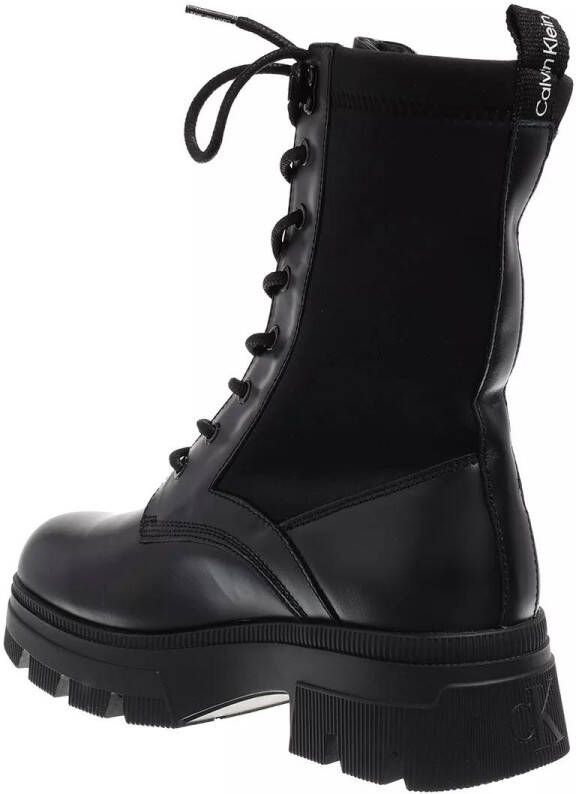 Calvin Klein Boots & laarzen Chunky Combat Laceup Zip in zwart