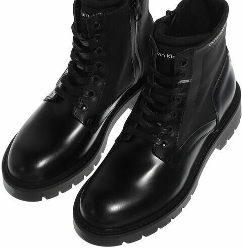 Calvin Klein Boots & laarzen Military Boot Mix Material in zwart