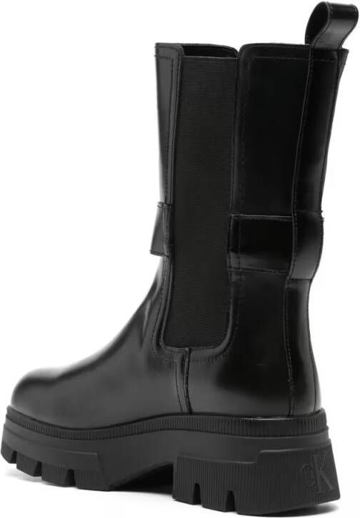 Calvin Klein Jeans Chunky Combat Chelsea Boots in zwart