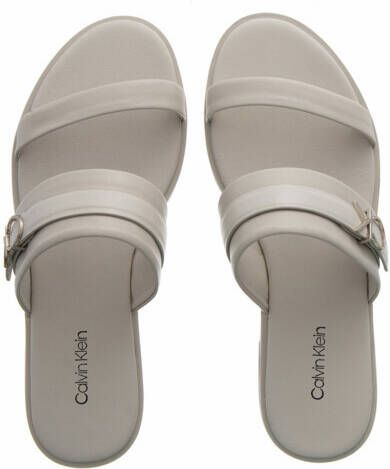 Calvin Klein Sandalen Almond Slide W Hw in crème