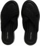 Calvin Klein Geweven Slide Zwarte Plateau Sandaal Black Dames - Thumbnail 6