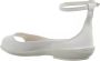 Calvin Klein Sandalen Peep Toe Ballerina Lth in crème - Thumbnail 2