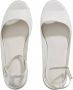 Calvin Klein Sandalen Peep Toe Ballerina Lth in crème - Thumbnail 3