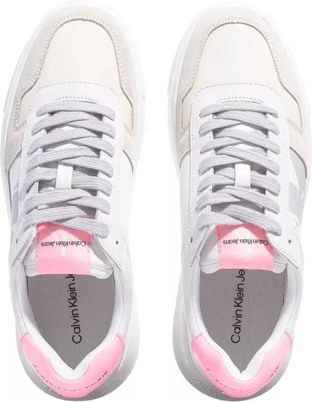 Calvin Klein Sneakers Chunky Cupsole Laceup Lth Mix in wit
