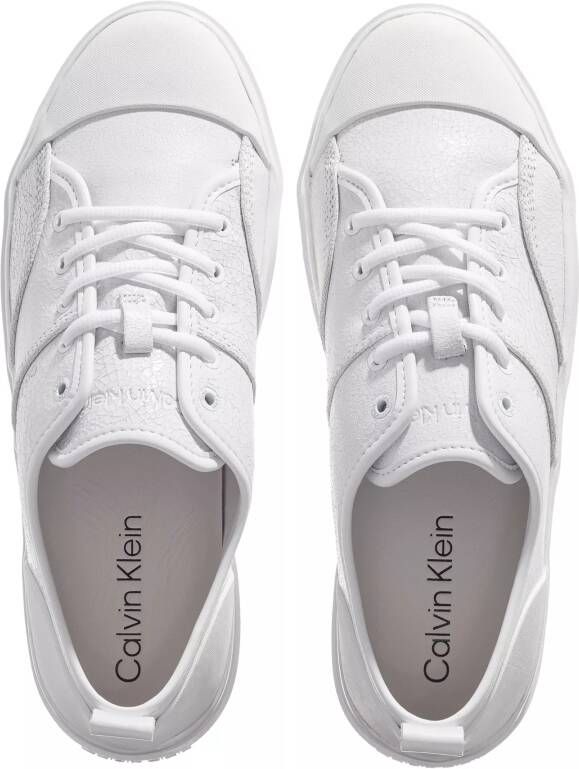 Calvin Klein Sneakers Low Prof Cup Lace Up Crackle in wit