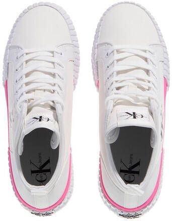 Calvin Klein Sneakers Skater Vulcanized Laceup Mid in wit