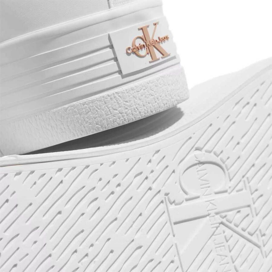 Calvin Klein Sneakers Vulc Flat Low Wrap Around Logo in wit