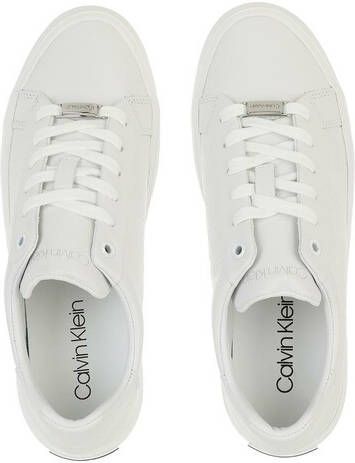 Calvin Klein Sneakers Vulc Lace Up Emboss Mono in wit