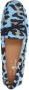 Car Shoe Leopard Print Moccasins – Blue in blauw - Thumbnail 3