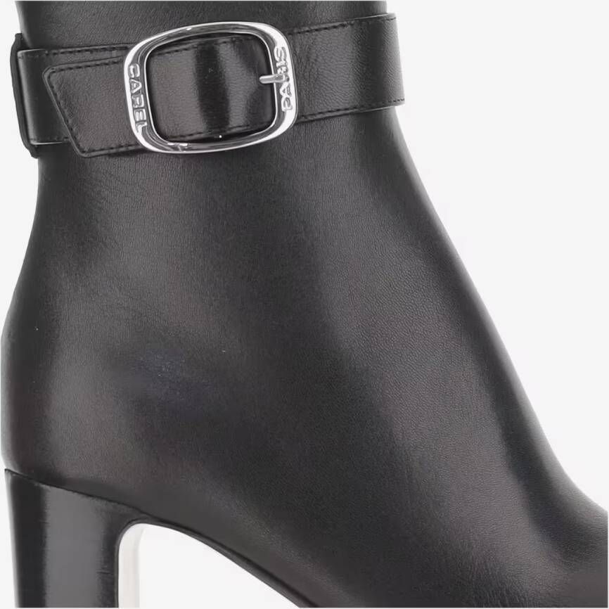 Carel Paris Boots Thelma Leather Ankle Boots in grijs
