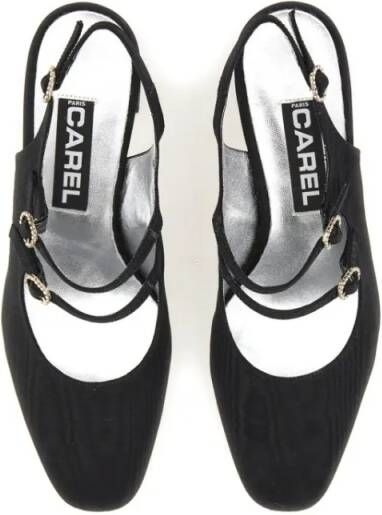 Carel Paris Hoge hakken Banana Pumps in zwart