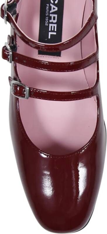 Carel Paris Hoge hakken Kina Pump in rood