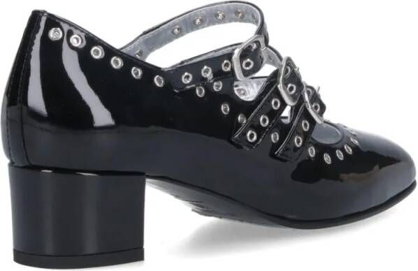 Carel Paris Hoge hakken Mary Jane "Camden" Pumps In Black Patent Leather in zwart