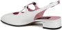 Carel Paris Hoge hakken Peche Slingback Mary Jane Pumps in wit - Thumbnail 2