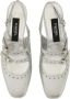 Carel Paris Hoge hakken "Queen" Mary Jane Slingback in zilver - Thumbnail 3