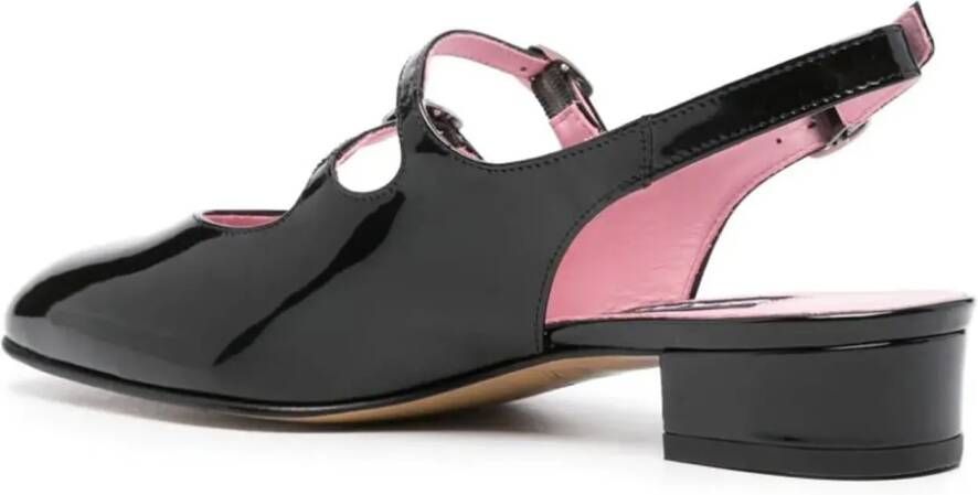Carel Paris Hoge hakken 1952 With Heel Black in zwart