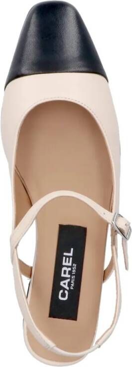 Carel Paris Slippers & Mules "Oceano" Slingback Mules – Beige in beige